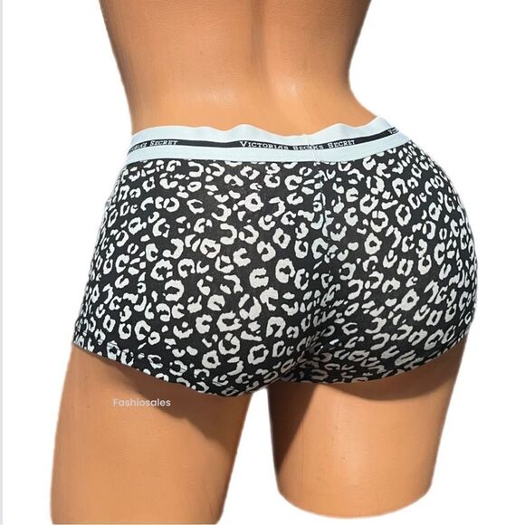 Victorias Secret Cotton Shortie Mini Short Panty Logo on elastic waistband - Picture 1 of 6